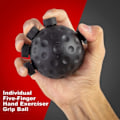 Miniatyrbillede 2 af 4: Finger Hånd Strengthener Grip Justerbar Modstand Hånd bolde Gripper Træner