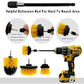 Miniatyrbillede 4 af 8: 5 styk Elektrisk Scrubber Børste Bor Brush Kit Power Drills Scrubber Brush