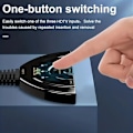 Miniatyrbilde 4 av 7: HDMI-kompatibel Switch KVM Splitter 4K 2K 3D 3 Input 1 Output Mini 3 Port VIDeo Switcher
