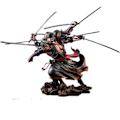 Miniatyrbillede 4 af 7: One Piece Roronoa Zoro Nine knive Flow Anime Figur Model Desktop Ornaments Action Figur Legetøj