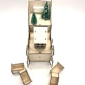 Miniatyrbillede 6 af 8: Jul advent kalender pynt træ lysende pynt gadget