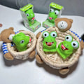 Miniatyrbilde 5 av 9: Barn Kreativt Dekompresjon Fidget Leker Klyp Frog Dinosaur Sticking Tunge Ut Lempe Stress Leetøy