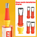 Miniatyrbillede 5 af 7: 27 stykker Rustfrit Stål Caulk Dyse Applikator Med Base Caulking Finisher Forseglingsmiddel Finish   Badeværelse Sink Dyse