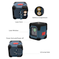 Miniatyrbilde 2 av 5: Laser Level Cross Line Laser with Measuring Rekkevidde 50ft