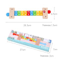 Miniatyrbillede 4 af 7: Børn's Matematik Dekomponering Lineal Montessori Tidlig Uddannelse Børnehave Matematik Operationer Digital Opløsning Lineal