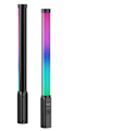 Miniatyrbillede 1 af 6: Håndholdt RGB Farverig Video Stick Lys 50CM LED Lys Wand CRI 95+ 2500K-9000K Fotografi Studio Lampe Photographic Belysning