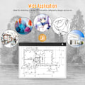Miniatyrbillede 5 af 7: A3 LED Lys Pad til Diamant Maling Translucent Tegning Tavle USB Powered Digital Grafik Tablet til Kunst Animation Sketching
