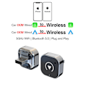 Miniatyrbillede 1 af 9: 2i1 Kablet til Trådløs CarPlay Android Auto Adapter