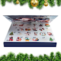 Miniatyrbillede 2 af 6: 2024 advent kalender tomme kasser til fyld 24 dage nedtælling jule fest kalender