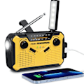 Miniatyrbild 1 av 6: Nödläge Radio AM/FM Bärbar Radio Solor Hand Vev USB AA Batterier Laddningsbar Ficklampa Läs Lampa SOS Larm för nödsituationer