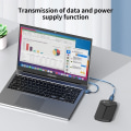 Miniatyrbild 7 av 7: 2,5 tum hårddisk hölje SATA till USB 3.0 adapter hårddisk fodral 6Gbps UASP  Hårddisk hölje för Windows