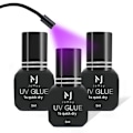Miniatyrbillede 5 af 7: UV LIM Klæbemiddel Til Øjenvipper Extensions 0,1S Hurtig Tørrende Stærk Falsk Øjen vipper