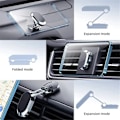 Miniatyrbild 5 av 7: 1080 roterbar magnetisk bil telefon hållare magnet smarttelefon support gps vikbar telefon fäste i bil