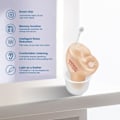 Pikkukuva 3 / 6: Kuulolaitteet Audifonot kuurouden Säädettävä Mikro Langaton T1 Mini Invisible Kuulolaite