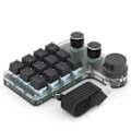 Miniatyrbilde 1 av 3: Programmering Makro Egendefinert knapp tastatur RGB 3 tast Kopier Lim inn Mini knapp Photoshop Gaming tastatur