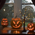 Pikkukuva 4 / 8: Musta Koivu Puu LED Yö Valo Halloween juhla koriste kotiin baari riippuva koristeet puu