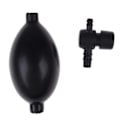 Miniatyrbillede 1 af 6: 1 stk 11 cm gummi blod tryk monitor oppustning pumpe latex pære