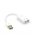 Pikkukuva 1 / 5: Ulkoinen USB ääni kortti liitin 3,5 mm USB ääni sovitin kuuloke mikrofoni ääni kortti