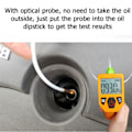 Miniatyrbild 4 av 6: Motor Olje Tester för Auto Kontroll Olje Kvalitet Detektor med LED Display Gas Analysator Bil Test Verktyg