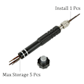 Miniatyrbild 5 av 7: Precision Demontera Magnetisk Torx Cross Pentalobe Huvud Skruvmejsel Bit Reparation Kit För Android Mobil Telefon Öppet Verktyg