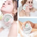 Miniatyrbillede 5 af 6: 6 i 1 Elektrisk Bad børste Silicone Ryg Scrubber USB Genopladelig Roterende Bruser Børste