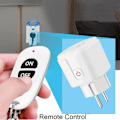 Pikkukuva 2 / 7: 433 Mhz Langaton Kaukosäädin Ohjaus kytkin  110V 220V 16A EU FR Smart Socket Plug