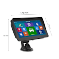 Miniatyrbild 6 av 6: Bil GPS Navigation 7 tum Touch Skärm GPS Navigator