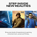 Pikkukuva 7 / 7: Quest 2 Advanced All-In-One Virtuaali Reality VR Kuulokkeet Näyttö Panoramic Somatosensory Peli Consol 128GB