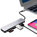 Pikkukuva 1 / 8: USB C HUB tyyppi C jakaja Thunderbolt 5 in 1  telakka asema