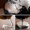 Miniatyrbilde 3 av 6: Metal Base World Globe Roterende World Globe med Stativ