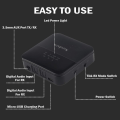 Pikkukuva 6 / 6: 2 in 1 Langaton BT 5.0 Musiikki ääni lähetin vastaanotin sovitin mini 3.5mm aux aptX HD Low latency optical auto adapteri