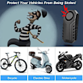 Miniatyrbillede 3 af 6: Trådløs Motorcykel Vibration Alarm IP55 Vandtæt Cykel Alarm