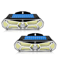 Miniatyrbillede 2 af 7: Sol Lys Udendørs Bevægelse Sensor 158LEDs IP65 Vandtæt Super Bright Solar Trådløs Væg Lampe