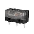Miniatyrbillede 3 af 10: Micro Switch Micro Knap Guld Contactor 80 Million Click Life 3 Pin Sort Prik