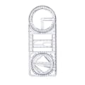 Miniatyrbillede 1 af 6: Multi funktionel 360 ° bevægelig geometrisk tegning lineal