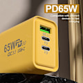 Miniatyrbilde 4 av 7: PD 65W USB C lader Rask lading hurtig lading 3.0 Type C lader adapter