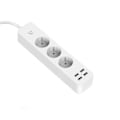 Miniatyrbillede 1 af 6: 2200W 10A Power Strip Desktop EU Stik Socket Stiktag Flere Socket med USB Opladning Adapter Switch