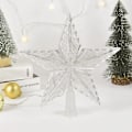 Miniatyrbillede 5 af 10: Jul Træ LED Top Stjerne Lys Femspidset Stjerne Lampe Batteri Forsynet Glødende  Jule pynt