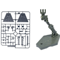 Miniatyrbillede 2 af 6: Justerbar Model Stativ Support Bracket Base Robot Figur Display Base For RG HG SD BB 1/144 Figur Tilbehør