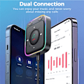Pikkukuva 4 / 7: Bluetooth 5.4 AUX auto sovitin kaksois mikrofoni Bluetooth vastaanotin