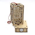 Miniatyrbillede 2 af 5: Menneske Krop Induktion Kvadrat Lampe Elektronisk Modul Automatisk Induktion Lampe Model Teknologi Gør det selv Håndsamlet Model