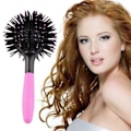 Miniatyrbild 2 av 4: 3D runda hår borstar kam salong makeup 360 grader boll styling verktyg