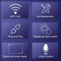 Miniatyrbillede 7 af 11: Mini Android Auto Carplay Trådløs Adapter AI Box Bil OEM Kablet Android Auto To Wireless USB Dongle