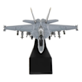 Pikkukuva 4 / 6: 1/100 Scale F/A-18 Strike Fighter Plane Diecast Näyttö malli jalustalla