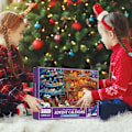 Miniatyrbillede 4 af 6: Jul advent kalender gåder gave æske 24 dage jul nedtælling kalender