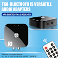 Miniatyrbillede 2 af 7: NFC Bluetooth 5.3 Audio Receiver 3.5mm AUX R/L RCA Stereo Lossless