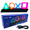 Miniatyrbillede 2 af 3: Voice Control Spil Icon Light til PS4 til Playstation Player Commercial Colorful Lighting