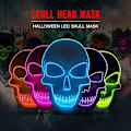 Pikkukuva 2 / 4: Neon Led Skull Maski Terror Party Maski Ghost Pää Skeleton LED Luminous Mask