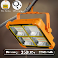 Miniatyrbild 2 av 7: 10000 mah Bärbar sol lykta LED Tält Ljus Laddbar Lantern Nödläge Natt Marknad Ljus