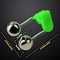 Miniatyrbilde 3 av 7: 5 stykker Fiske Bitt Alarmer Fiske Stang Bell Stang Klem Tips Klips Bells Ring Grønn ABS Fiske Tilbehør Utendørs Metal